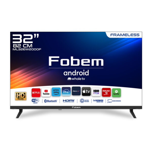 Fobem ML32EW2000F 32’’ Embedded Receiver Frameless HD Ready Whale TV