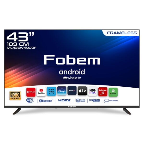 Fobem ML43EW4000F 43’’ Embedded Receiver Frameless Full HD Whale TV