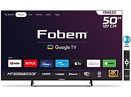 Fobem MT50EG8000F 50” FRAMELESS ULTRA HD GOOGLE TV