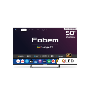 Fobem 50’’ FRAMELESS 4K Ultra HD QLED Google TV