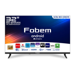 Fobem 32’’ Ultra İnce Çerçeveli HD Ready Android Smart Whale TV